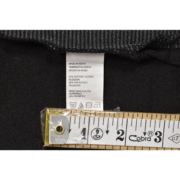 NEW Van Heusen Men's Flex Long Sleeve Polo Shirt Size XXL Black Gray - Picture 8 of 8